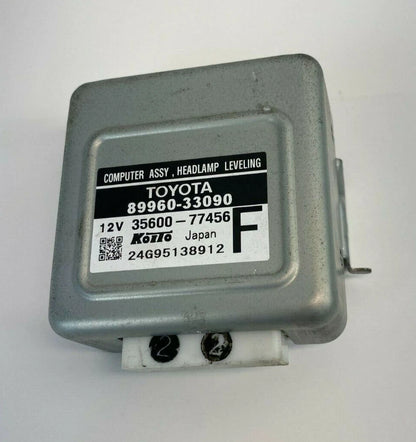 02 03 LEXUS ES300 04-06 ES330 HEADLAMP LEVELING CONTROL MODULE UNIT 35600-77456