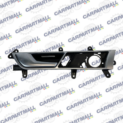 05-11 Audi A6 Quattro Front Left Driver Inner Door Handle W/ Bezel 4F0837019C