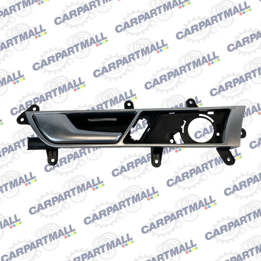 05-11 Audi A6 Quattro Front Left Driver Inner Door Handle W/ Bezel 4F0837019C