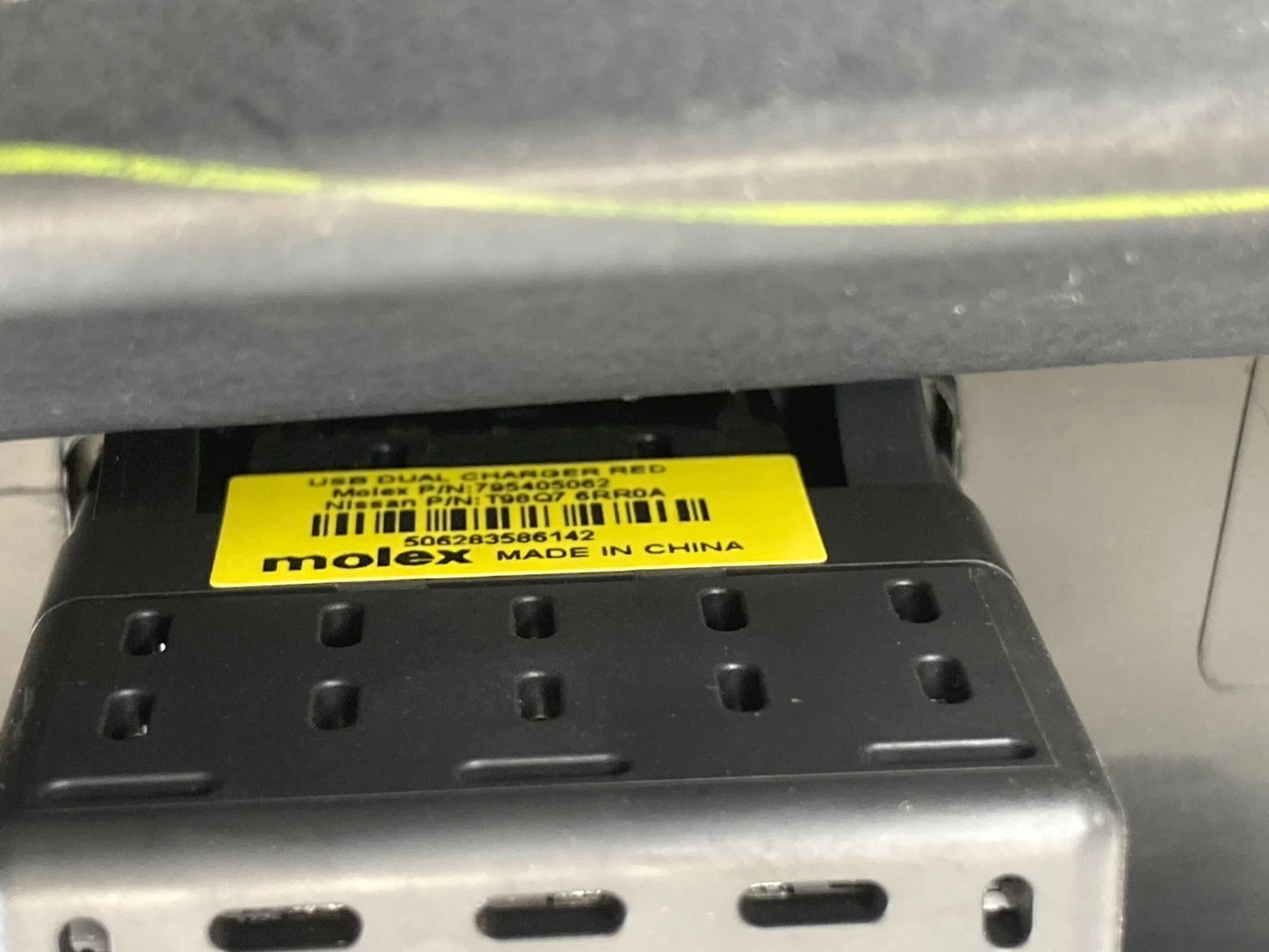 2013-2019 NISSAN SENTRA REAR CENTER CONSOLE PANEL TRIM COVER 96930-3SG2A OEM