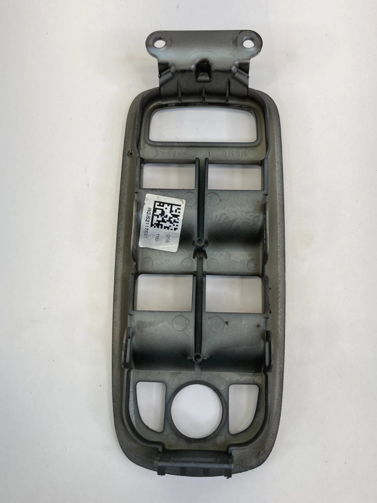 2009-2011 JAGUAR XF FRONT LEFT MASTER WINDOW SWITCH BEZEL TRIM COVER SILVER OEM