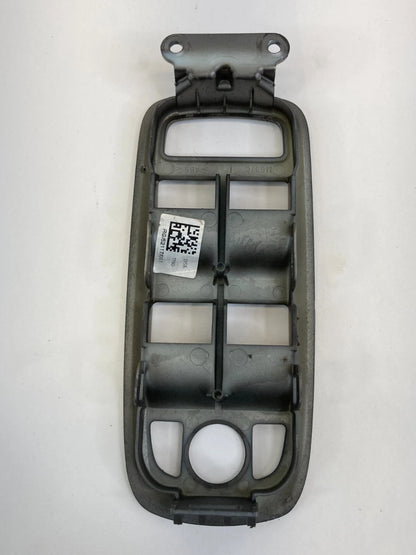 2009-2011 JAGUAR XF FRONT LEFT MASTER WINDOW SWITCH BEZEL TRIM COVER SILVER OEM