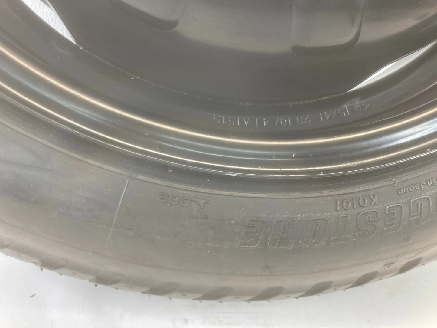 2006-2011 TOYOTA YARIS SPARE TIRE DONUT WHEEL T125/70D15 95M OEM 15" 4X100MM