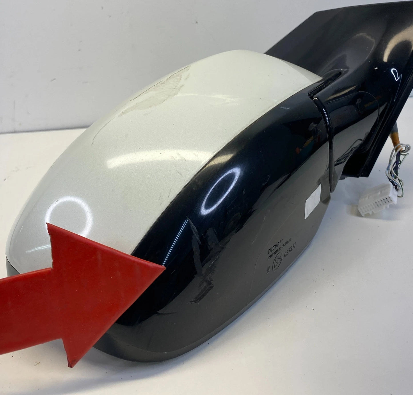 2009-2014 NISSAN MURANO FRONT RIGHT POWER DOOR SIDE VIEW MIRROR E13027371
