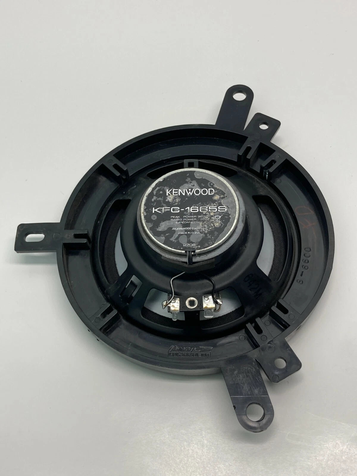 2007 07 NISSAN VERSA FRONT LEFT DRIVER SIDE DOOR SPEAKER AUDIO KENWOOD KFC-1665S