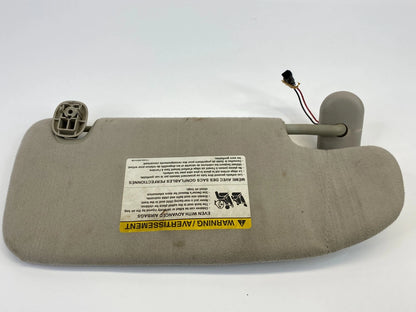 06 07 08 09 MERCURY MILAN LEFT SIDE SUN VISOR SHADE W /MIRROR & LIGHT OEM