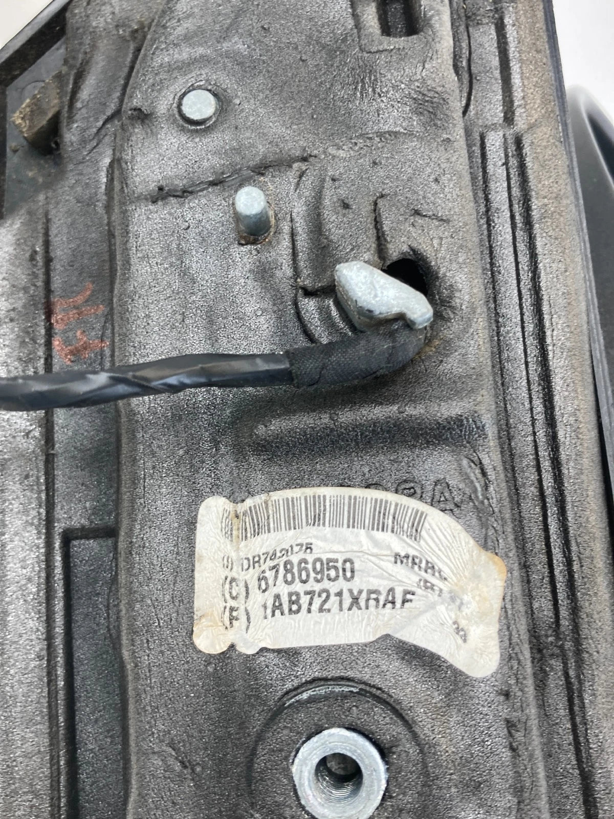 08-16 CHRYSLER TOWN & COUNTRY FRONT RIGHT VIEW DOOR MIRROR W/ HEATED 1AB721XRAF