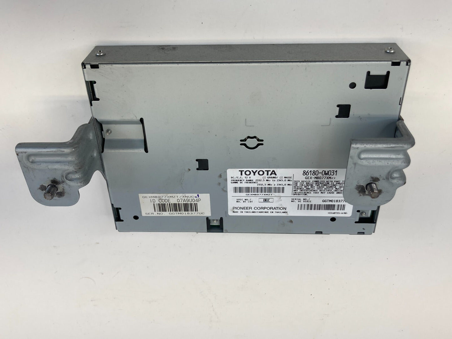 07-11 Toyota Camry Audio Equipment Satellite Radio Receiver Module 86180-0W031