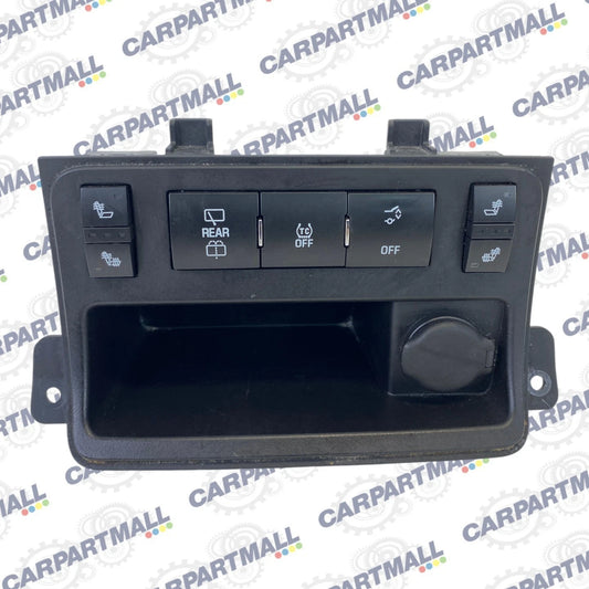 2013 2014 CHEVY TRAVERSE DASH PANEL HEATED SEAT SWITCH W/ POWER OUTLET 22864153
