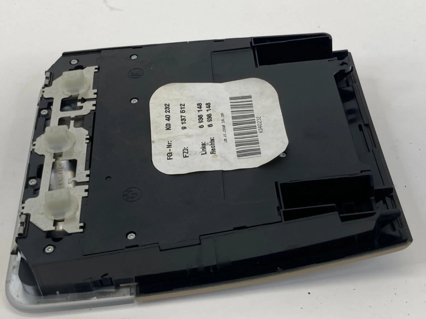 2007 2008 BMW 328XI ROOF OVERHEAD CONSOLE DOME MAP LIGHT SUNROOF SWITCH OEM