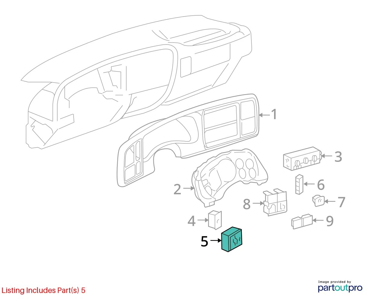 2003-2006 TAHOE SILVERADO HEADLIGHT DIMMER SWITCH OEM 15194803