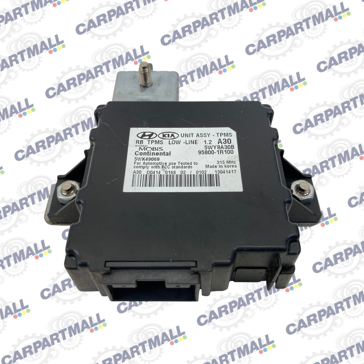 2012-2014 Hyundai Accent TPMS Tire Pressure Monitor Control Module 95800-1R100