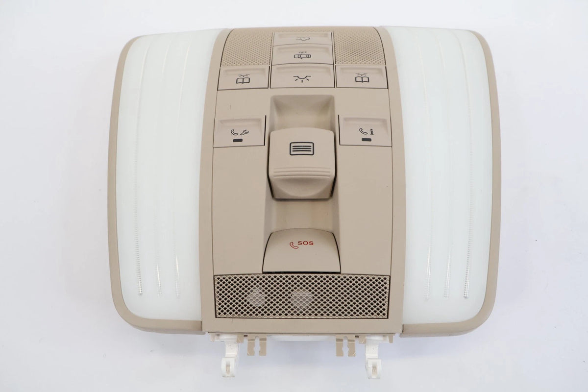 2014-2016 MERCEDES-BENZ E350 FRONT OVERHEAD CONSOLE DOME MAP LIGHT W/SWITCH OEM