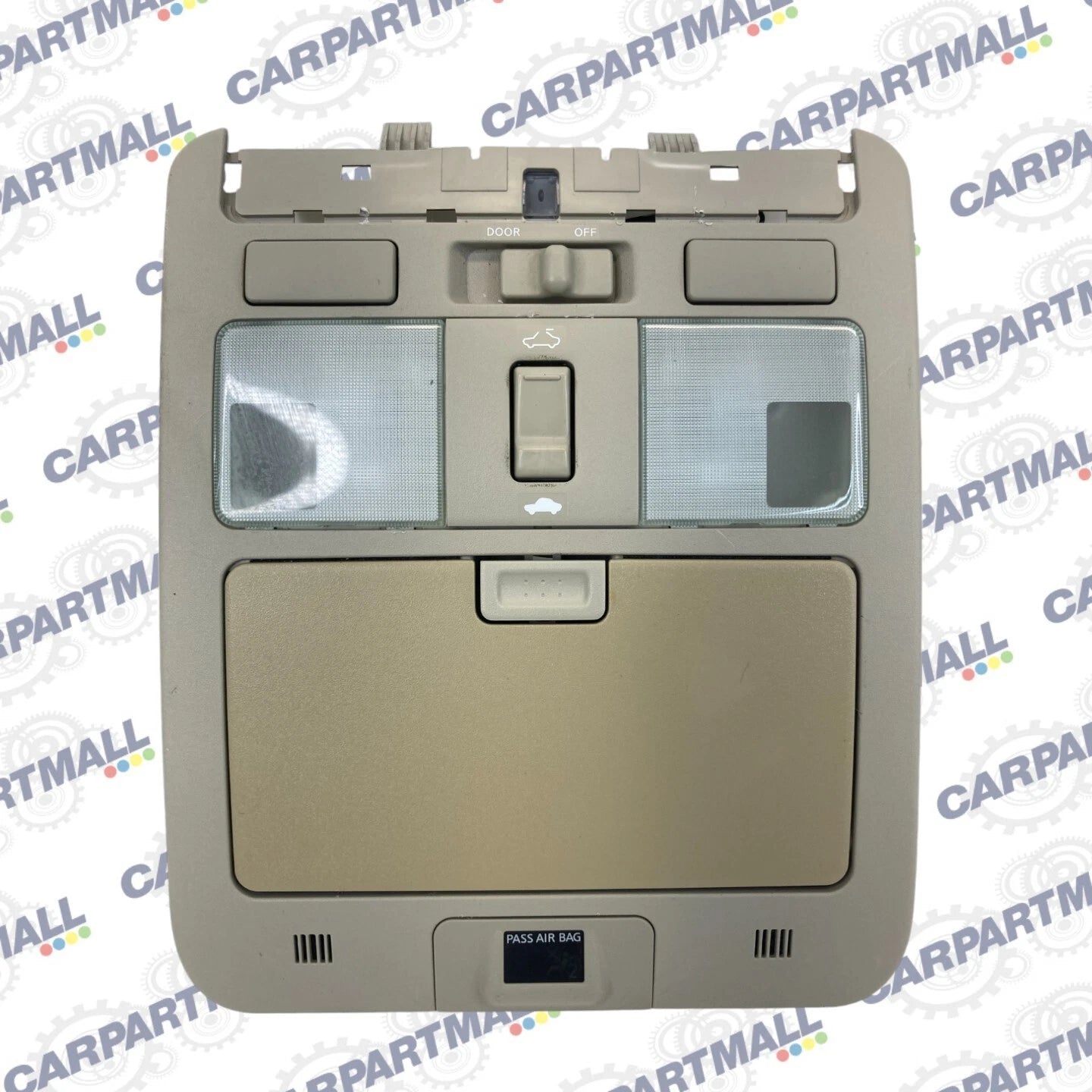 2006 2007 INFINITI M35 M45 ROOF OVERHEAD CONSOLE DOME MAP LIGHT W SUNROOF SWITCH