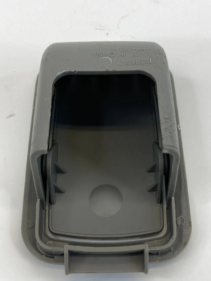 06-13 CHEVROLET IMPALA REAR DECK CHILD SEAT LOWER ANCHOR COVER TRIM 15795997 OEM