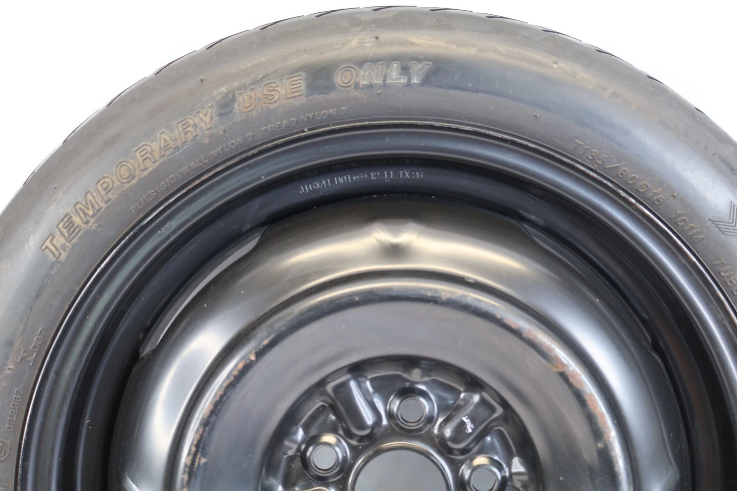 2010-2015 TOYOTA PRIUS EMERGENCY SPARE TIRE RIM WHEEL DONUT T135/80D16 101M