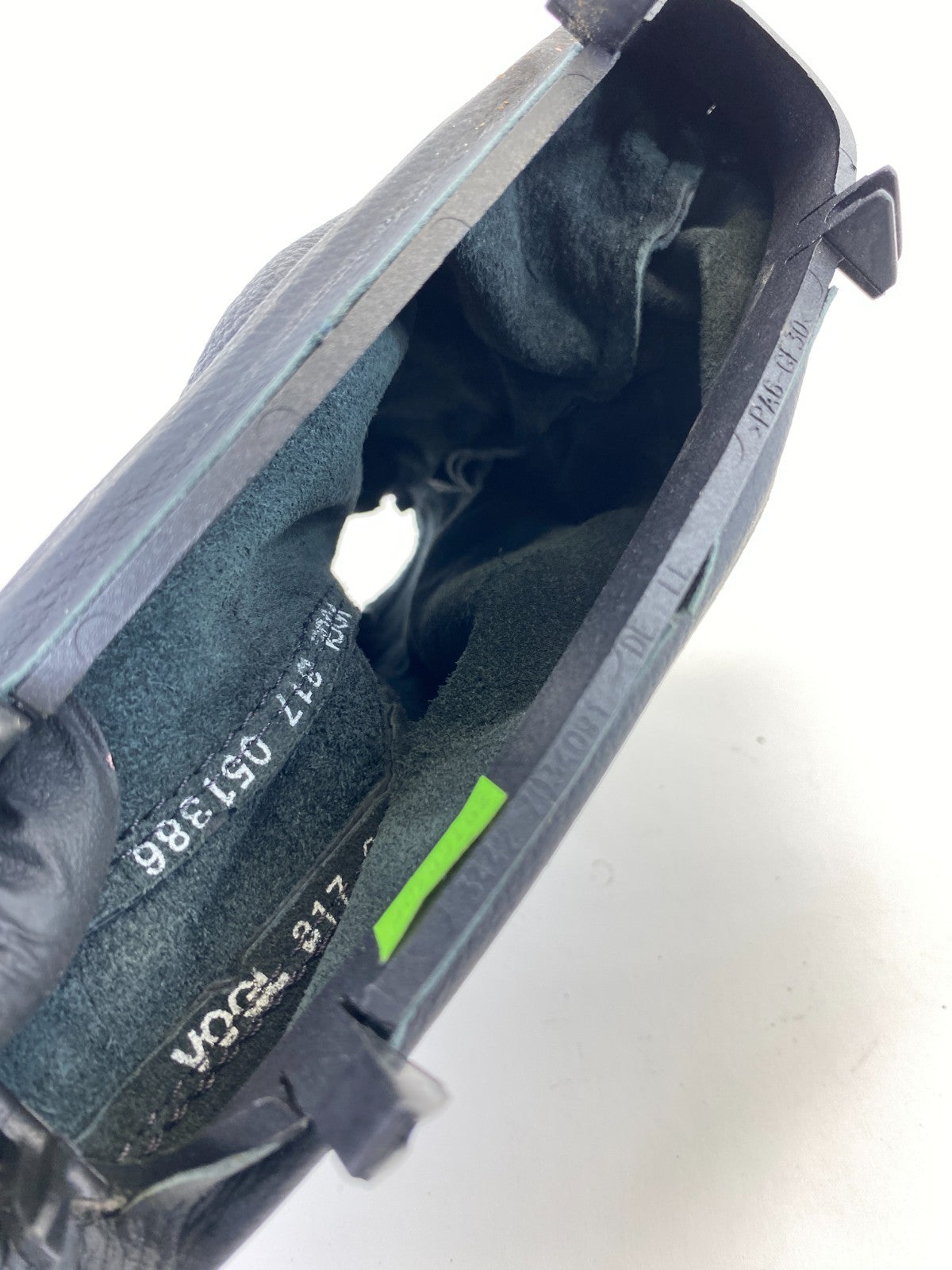 06 07 BMW 530xi Emergency Parking Brake Boot Handle Cover Leather 34427034091