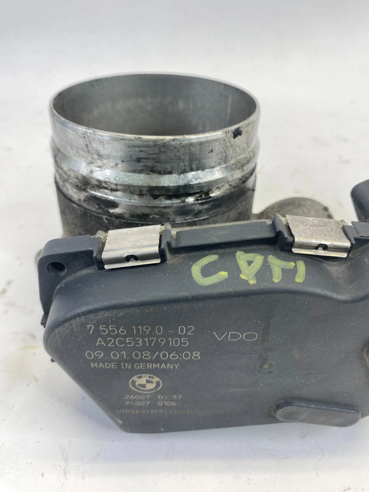 2007 2008 BMW 335XI 3.0L THROTTLE BODY THROTTLE VALVE 7-556-119-0-02 OEM