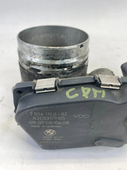 2007 2008 BMW 335XI 3.0L THROTTLE BODY THROTTLE VALVE 7-556-119-0-02 OEM