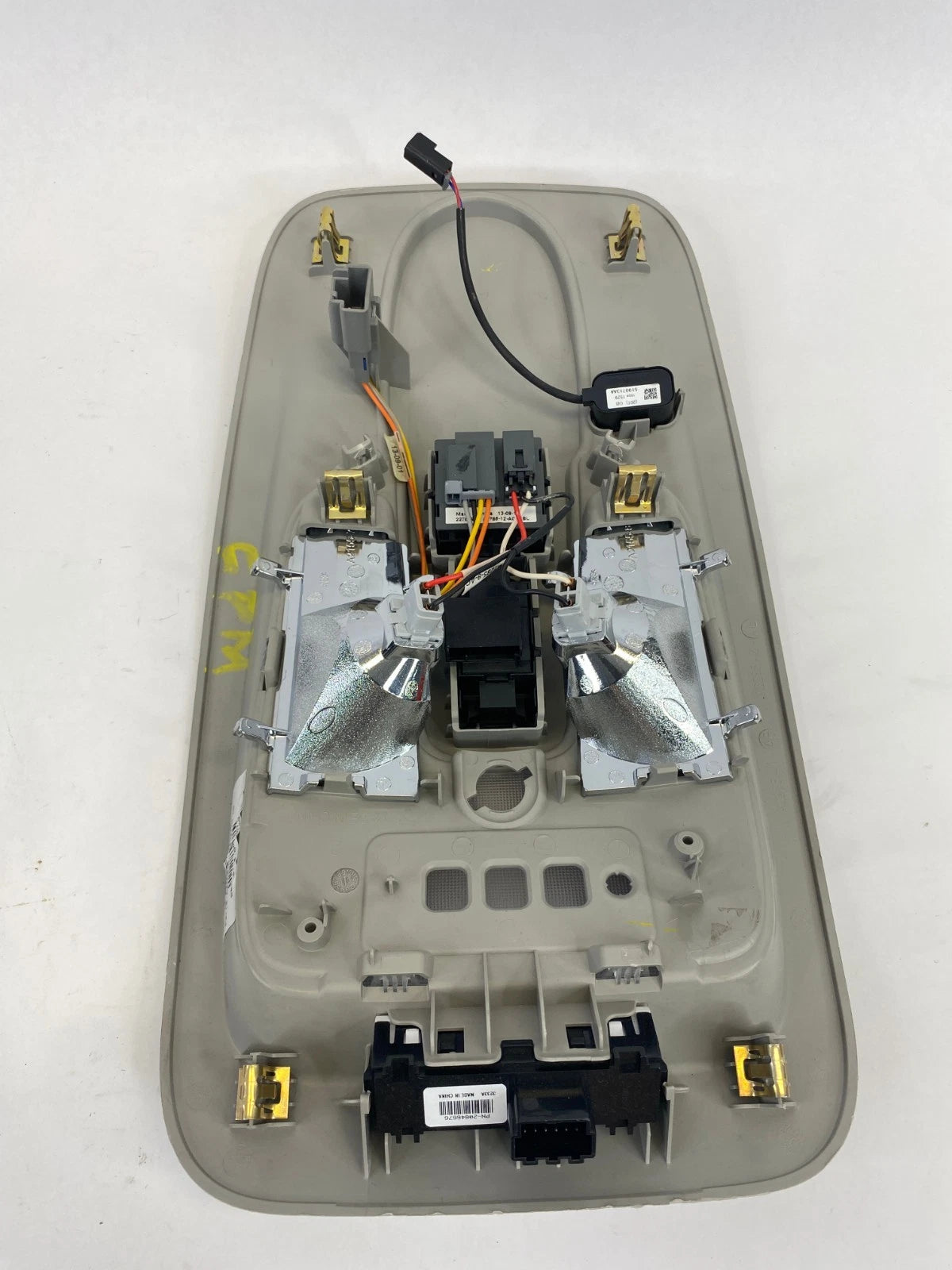 2010-2016 CHEVROLET EQUINOX OVERHEAD CONSOLE MAP LIGHT UNIT OEM FACTORY 22832847