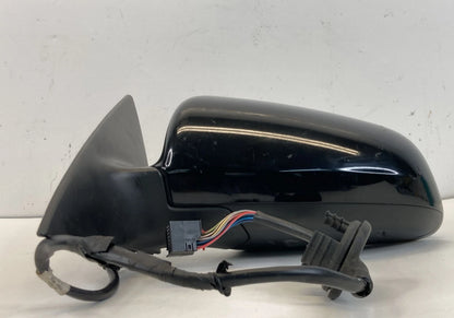 05-09 AUDI A3 A4 A6 QUATTRO LEFT DRIVER SIDE VIEW POWER DOOR MIRROR BLACK OEM