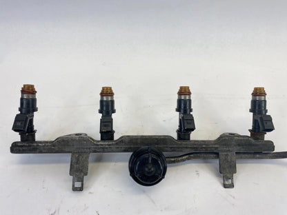08-12 HONDA ACCORD 2.4L FWD ENGINE FUEL RAIL W/ 4 FUEL INJECTORS R45L590-545103