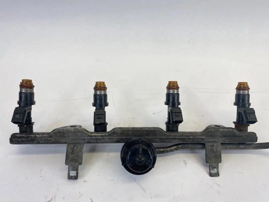 08-12 HONDA ACCORD 2.4L FWD ENGINE FUEL RAIL W/ 4 FUEL INJECTORS R45L590-545103
