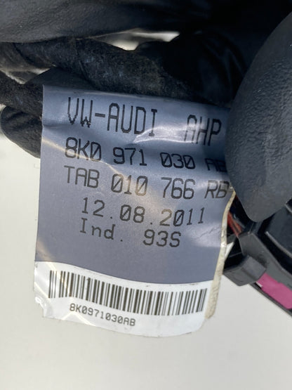 09-16 Audi A4 Quattro Sedan Front Right Door Wire Wiring Harness 8K0971030AB OEM