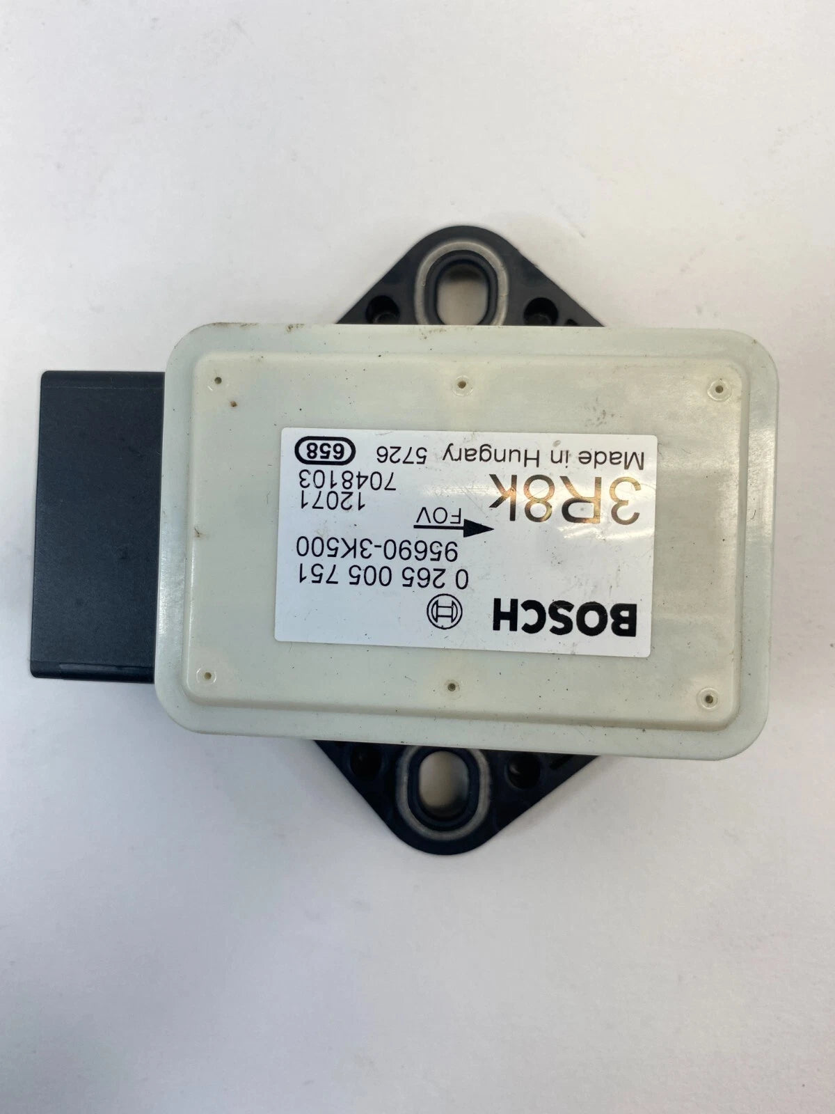 08-14 HYUNDAI SONATA 2.4L 16V SUSPENSION YAW RATE SENSOR MODULE UNIT 95690-3K500
