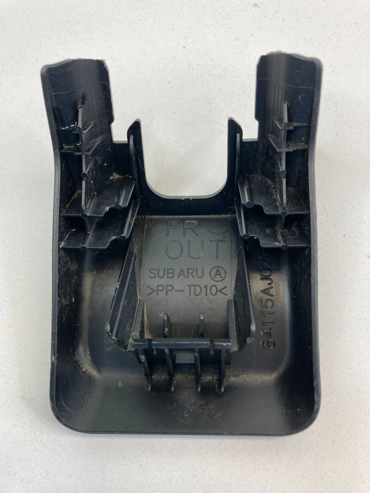 2010-2014 SUBARU OUTBACK FRONT SEAT OUT FRAME BOLT COVER TRIM 64115AJ020 OEM