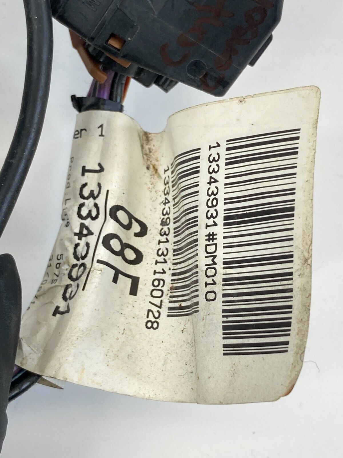 2011-2017 Buick Regal Center Console Harness Wire Wiring 13343931 OEM