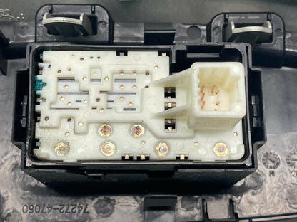 2010-2015 TOYOTA PRIUS REAR LEFT SIDE POWER WINDOW SWITCH W/ BEZEL 74272-47060