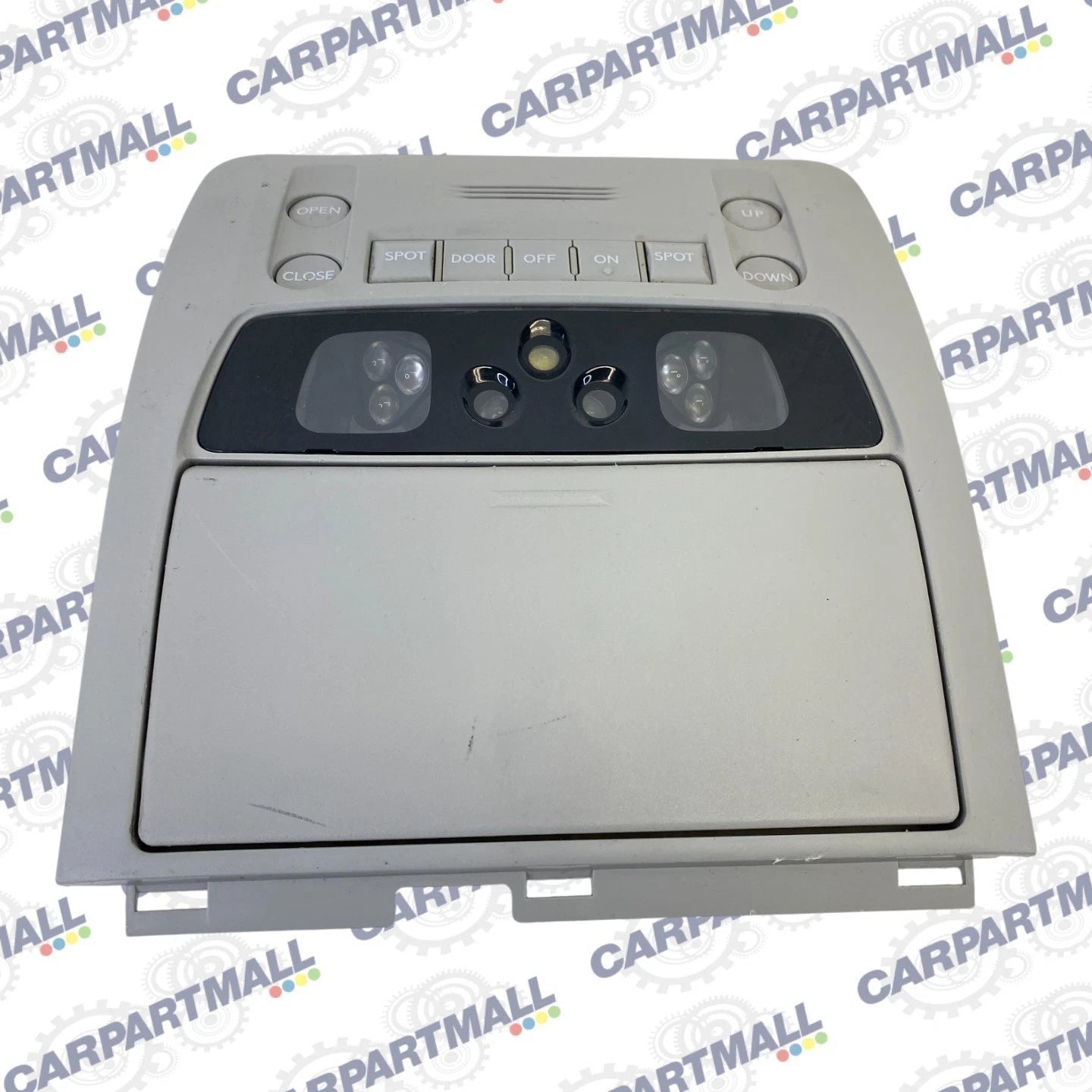 2008 08 LEXUS GS350 GS460 ROOF OVERHEAD CONSOLE DOME LIGHT MAP LAMP STORAGE OEM