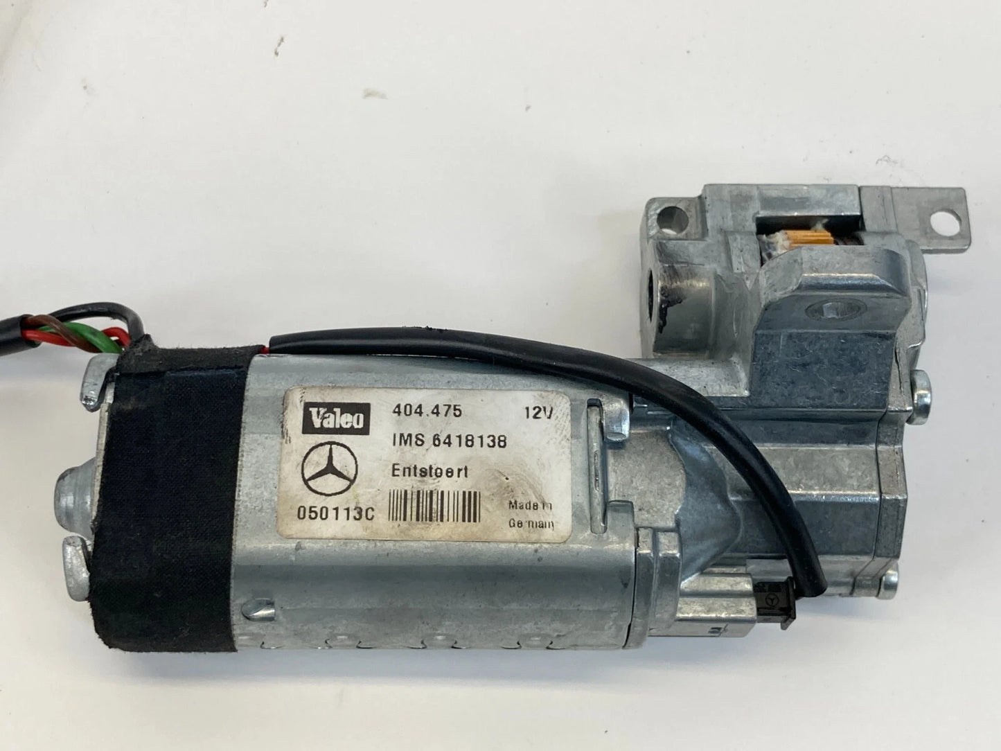 2006 MERCEDES CLS500 STEERING COLUMN ADJUSTMENT MOTOR PART VALEO 6418138 OEM
