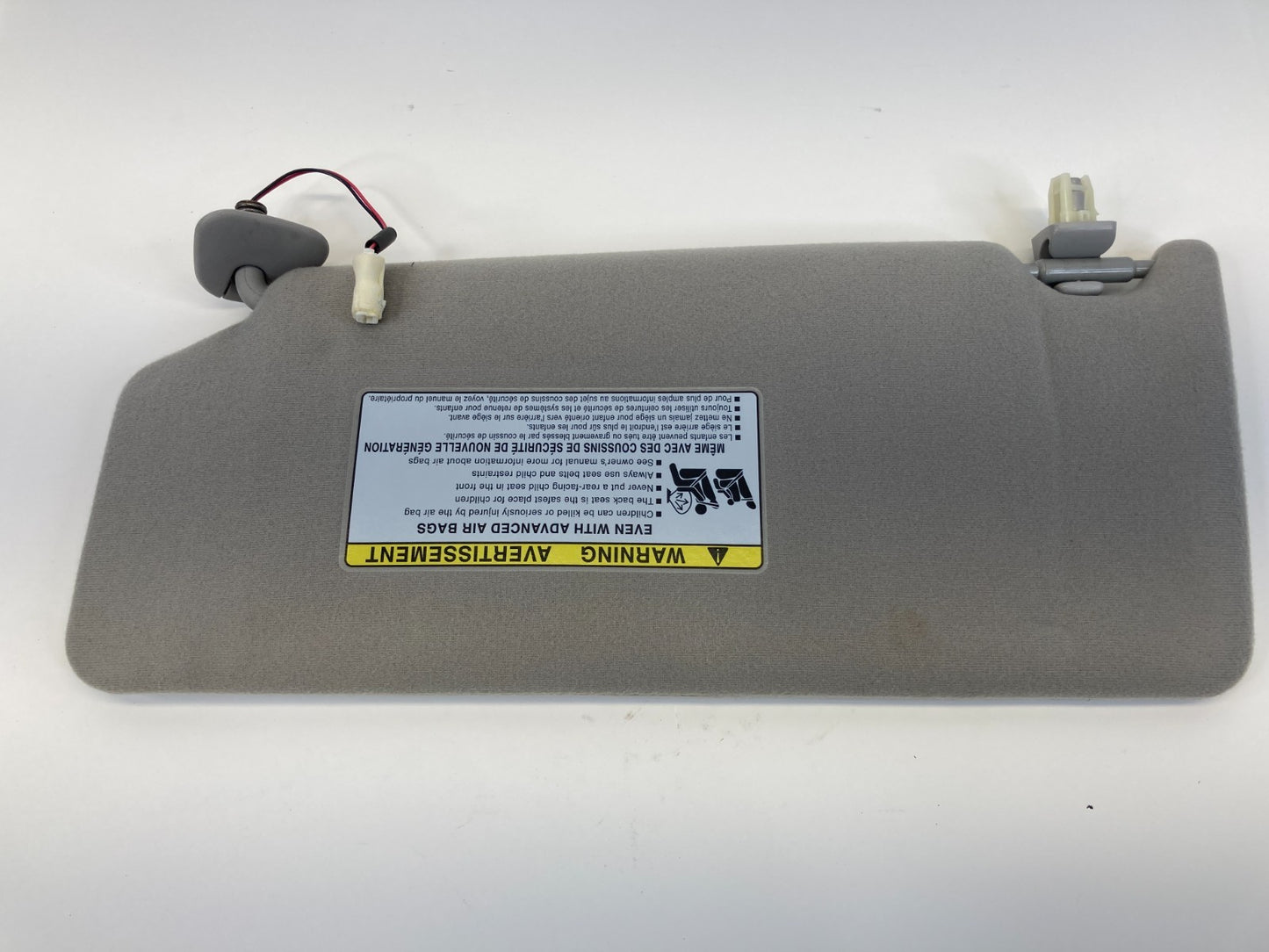 2007-2012 Toyota Avalon Roof Left & Right Sunvisor Sun Visor Shade Pair Set OEM