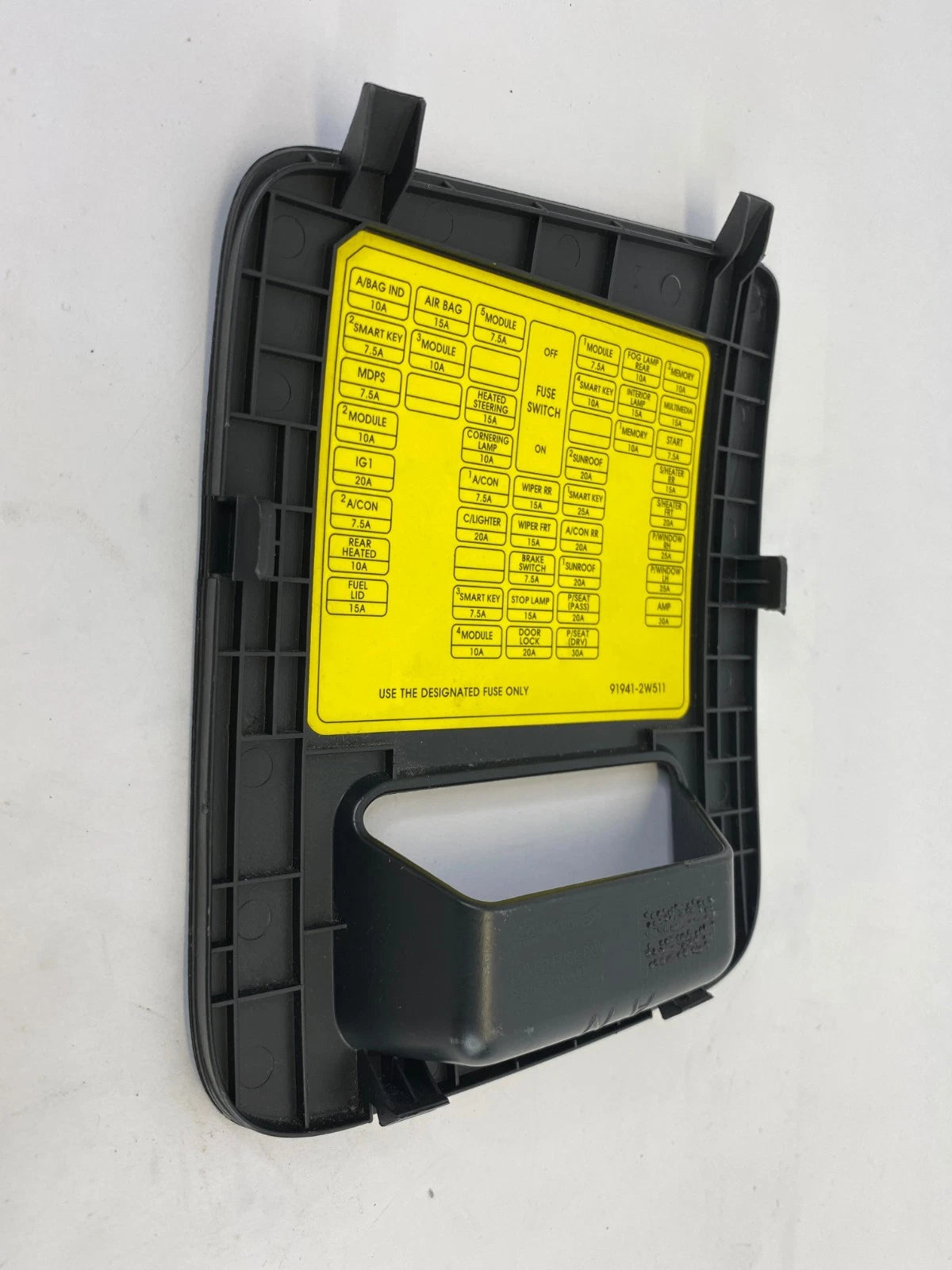 2016-2018 HYUNDAI SANTA FE FUSE BOX COVER DASH LOWER LH 91941-2W511 OEM FACTORY