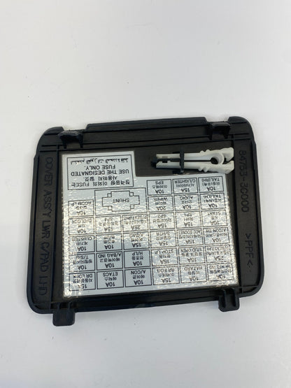 2002-2005 Hyundai Sonata Dash Fuse Box Lower Pad Lid Cover Panel 84753-3C000 OEM