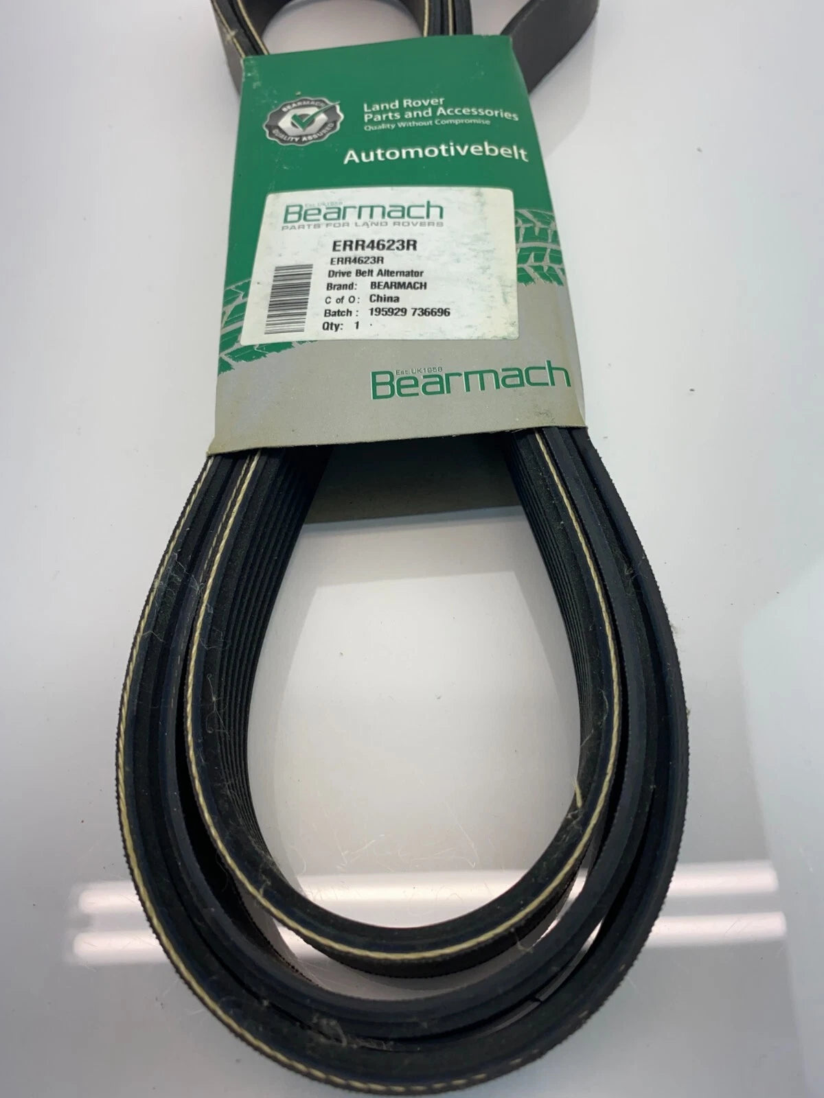 LAND ROVER DRIVE SERPENTINE ALTERNATOR BELT BEARMACH ERR4623R