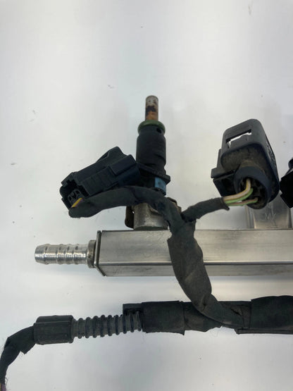 2012-2014 VOLKSWAGEN PASSAT 2.5 FUEL INJECTOR RAIL W/ 5 INJECTORS HARNESS OEM