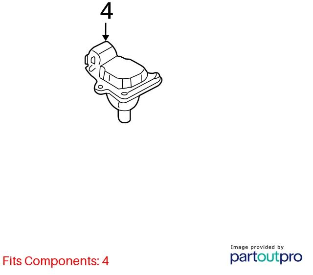 2001-2005 AUDI A4 QUATTRO 2001-2006 A4 1.8L L4 TURBO AT DIRECT IGNITION COIL OEM