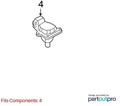 2001-2005 AUDI A4 QUATTRO 2001-2006 A4 1.8L L4 TURBO AT DIRECT IGNITION COIL OEM