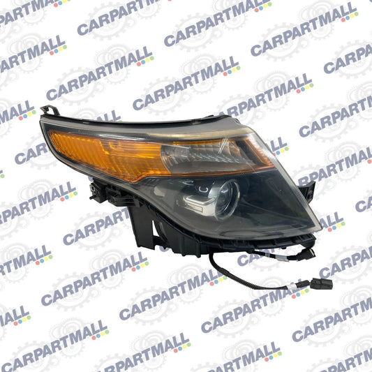 2013-2015 EXPLORER INTERCEPTOR UTILITY RIGHT SIDE HEADLIGHT HEADLAMP HALOGEN OEM