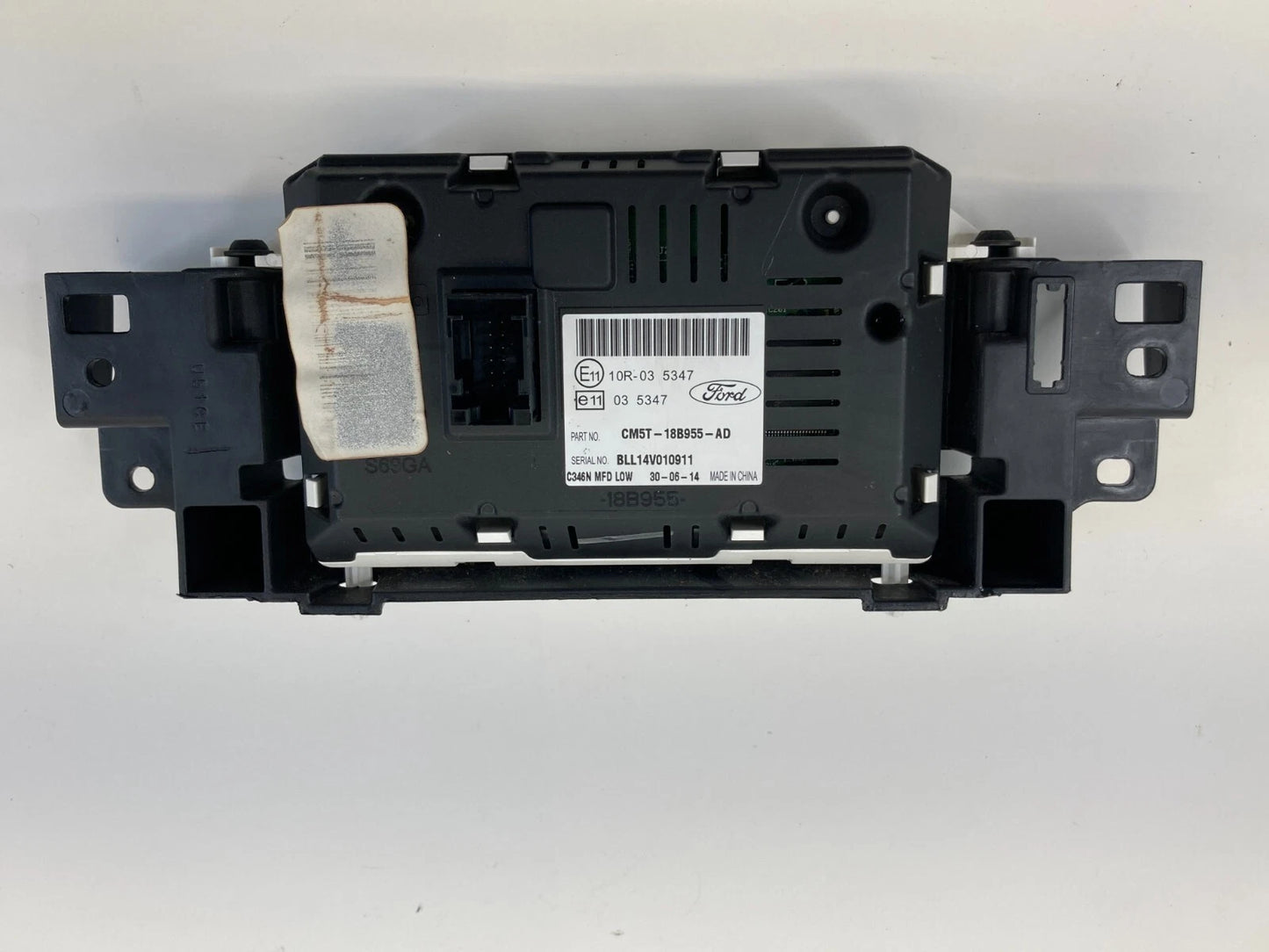 12-14 FORD FOCUS SEDAN DASH RADIO DISPLAY SCREEN INFORMATION CM5T-18B955-AD OEM