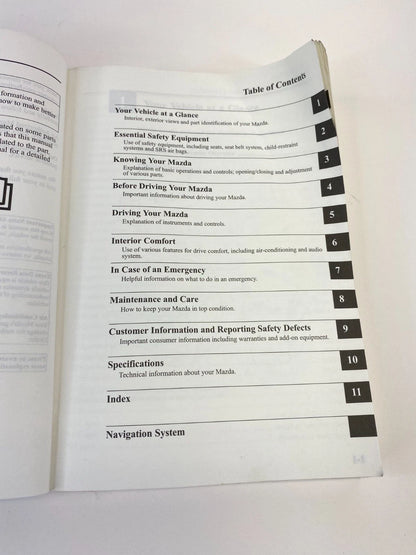 06 2006 MAZDA3 MAZDA 3 OWNERS MANUAL GUIDE HANDBOOK OEM