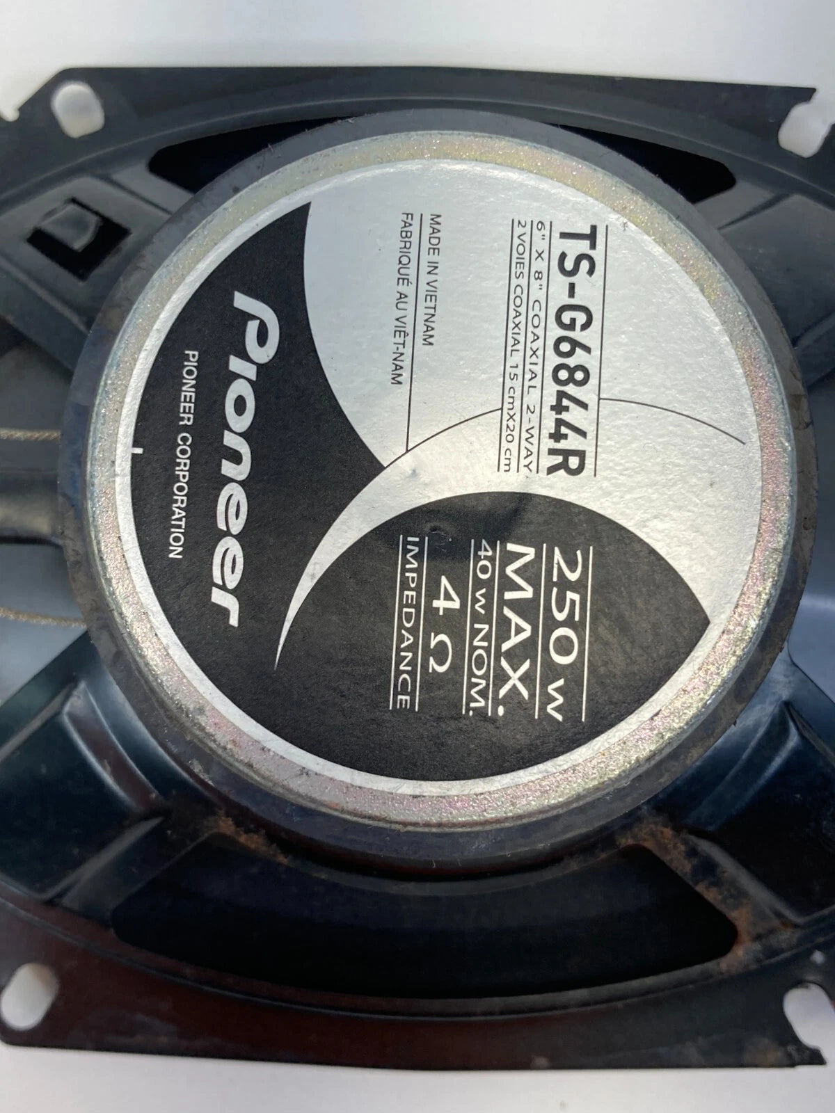 PIONEER TS-G6844R 6"X8" COAXIAL 2-WAY DOOR AUDIO CAR SPEAKER 15CMX20CM UNIT