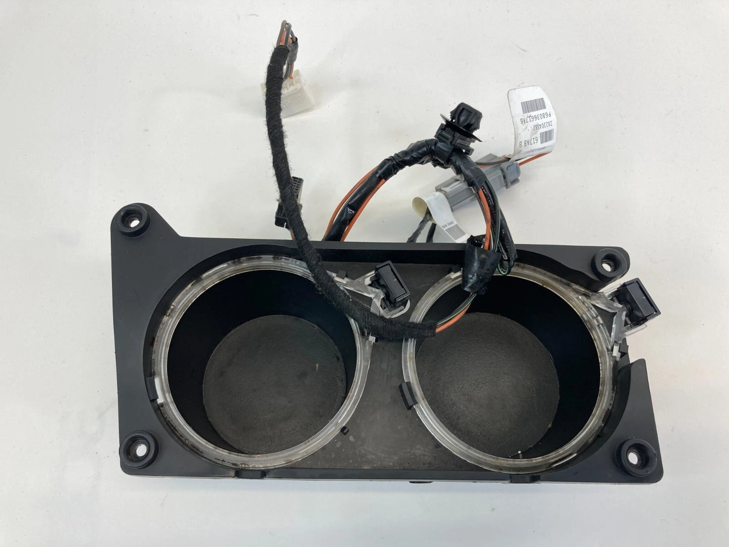 09-17 JEEP PATRIOT CENTER CONSOLE ILLUMINATED DUAL CUP HOLDER DRINK 05108217AA