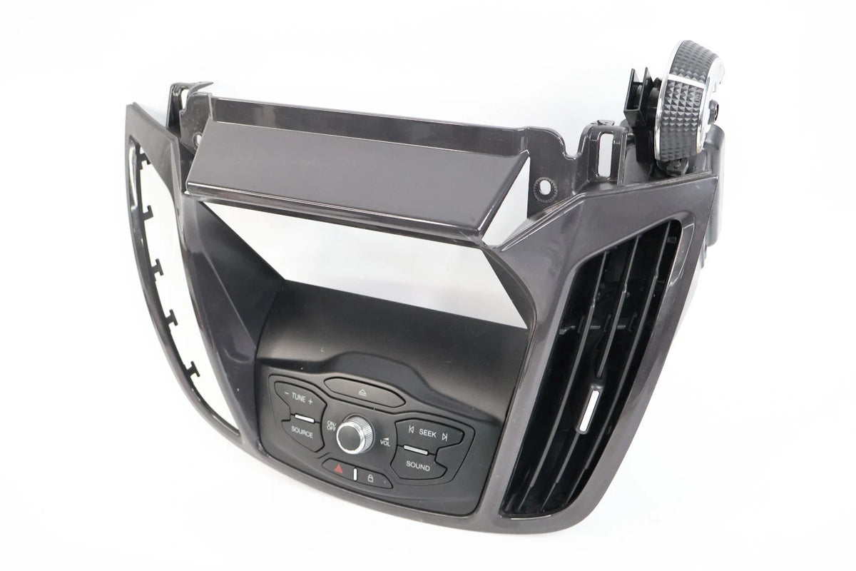 2013-2016 FORD ESCAPE DASH RADIO CONTROL PANEL SWITCH FACEPLATE W/ TRIM BEZEL
