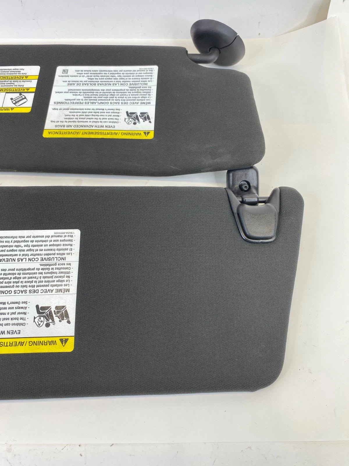 13-15 FORD POLICE INTERCEPTOR UTILITY LEFT RIGHT SIDE SUNVISOR SUN VISOR SET OEM