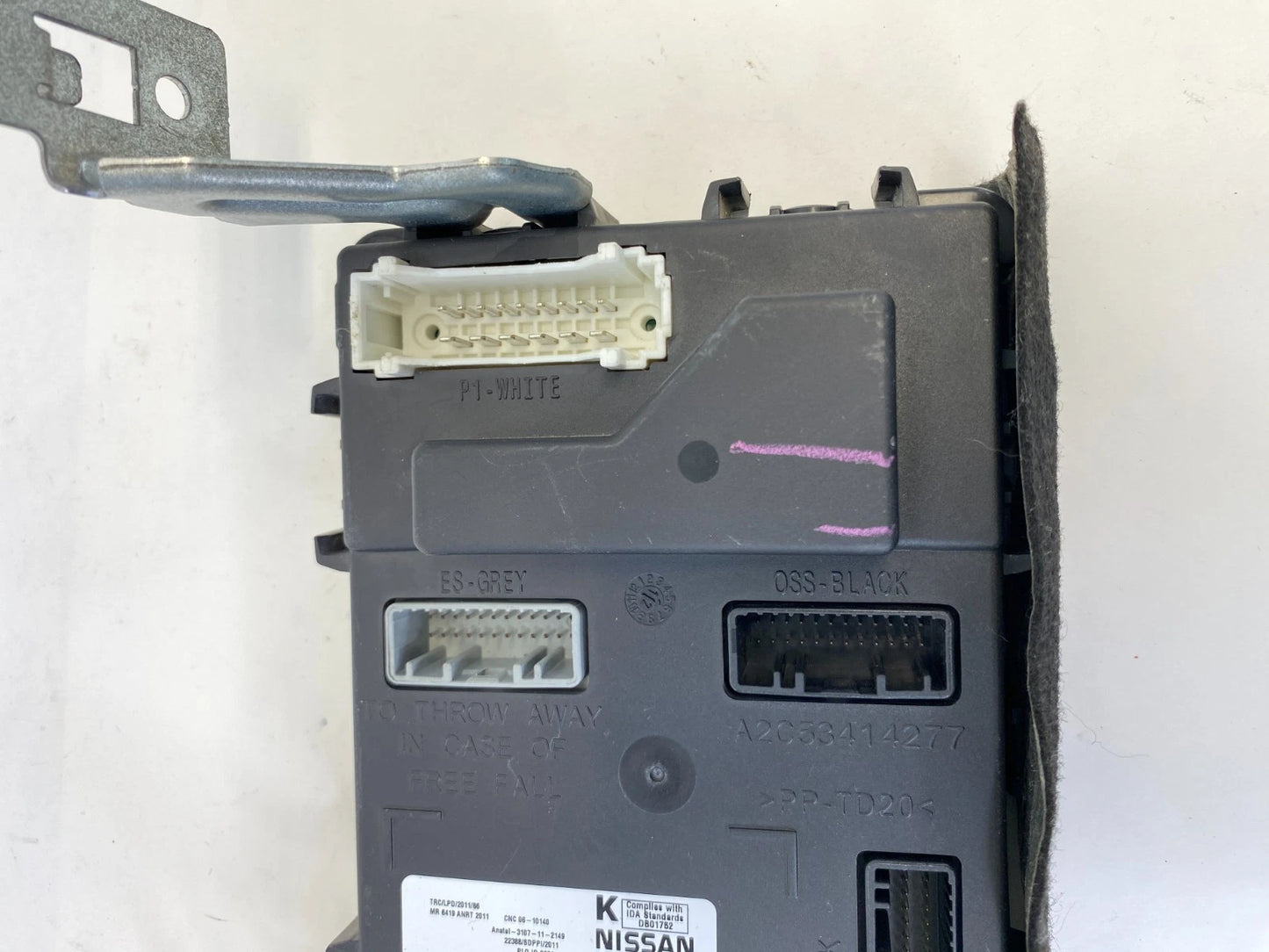 2013-2015 NISSAN PATHFINDER BODY COMPUTER CONTROL MODULE BCM BCU 284B1-3JA1D OEM