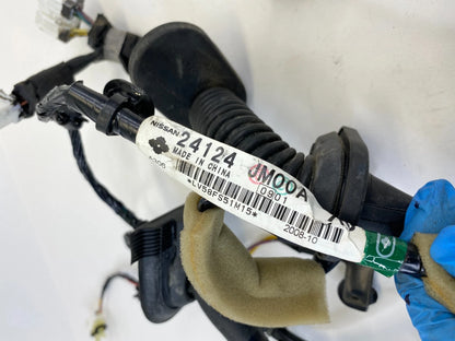 08-13 NISSAN ROGUE FRONT PASSENGER DOOR ELECTRICAL LOOM WIRING PLUG 24124JM00A